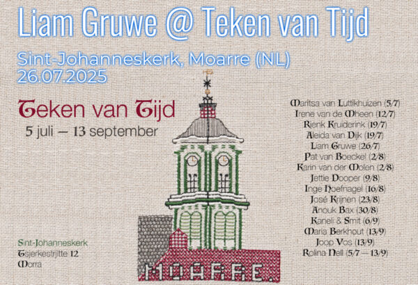 Upcoming project: Liam Gruwe @ Teken van Tijd